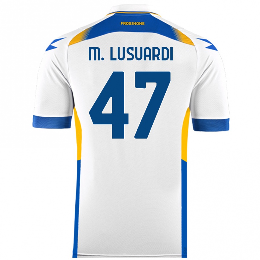 Niño Fútbol Camiseta Mateus Lusuardi #47 Blanco 2ª Equipación 2024/25 México