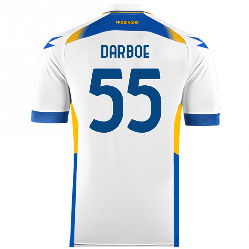 Niño Fútbol Camiseta Ebrima Darboe #55 Blanco 2ª Equipación 2024/25 México