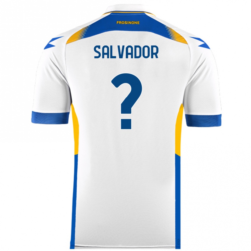 Niño Fútbol Camiseta Edoardo Salvador #0 Blanco 2ª Equipación 2024/25 México