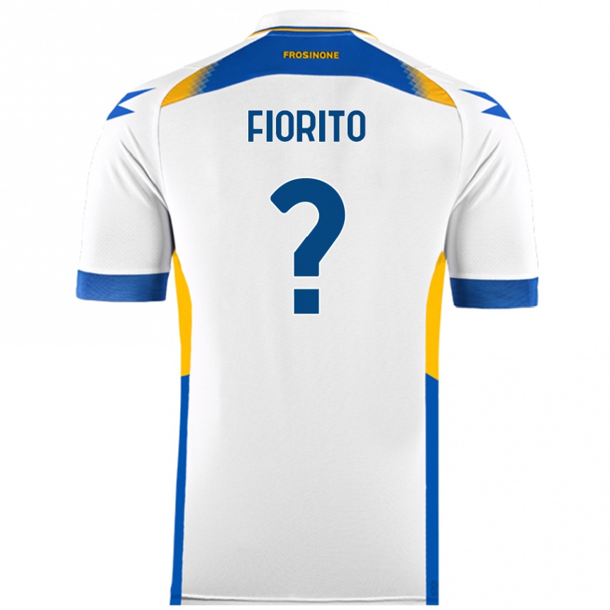 Niño Fútbol Camiseta Loris Fiorito #0 Blanco 2ª Equipación 2024/25 México