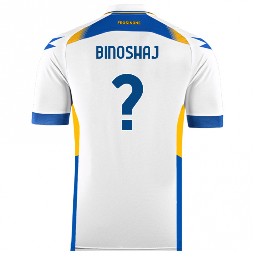 Niño Fútbol Camiseta Samuele Binoshaj #0 Blanco 2ª Equipación 2024/25 México