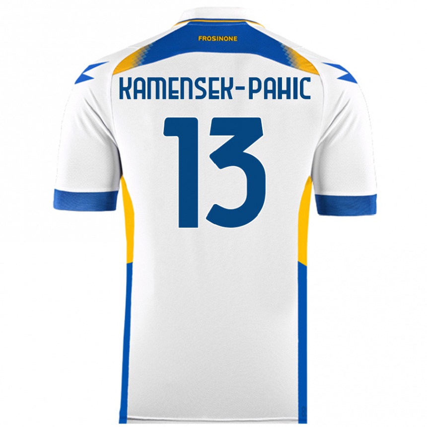 Niño Fútbol Camiseta Matjaz Kamensek-Pahic #13 Blanco 2ª Equipación 2024/25 México