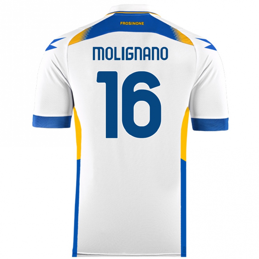 Niño Fútbol Camiseta Gaetano Molignano #16 Blanco 2ª Equipación 2024/25 México