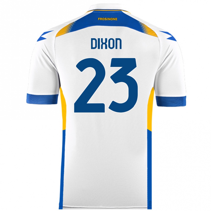 Niño Fútbol Camiseta Damar Dixon #23 Blanco 2ª Equipación 2024/25 México