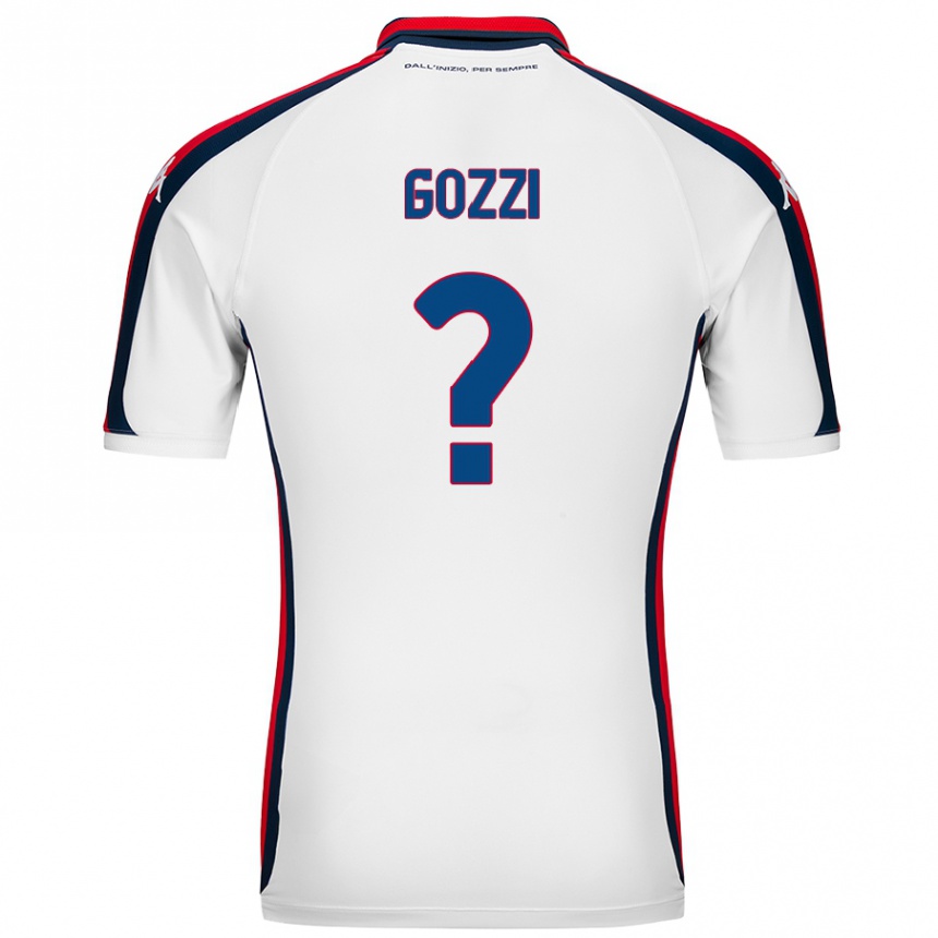 Niño Fútbol Camiseta Paolo Gozzi #0 Blanco 2ª Equipación 2024/25 México