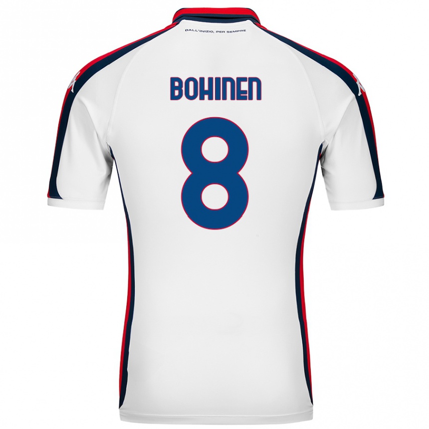 Niño Fútbol Camiseta Emil Bohinen #8 Blanco 2ª Equipación 2024/25 México