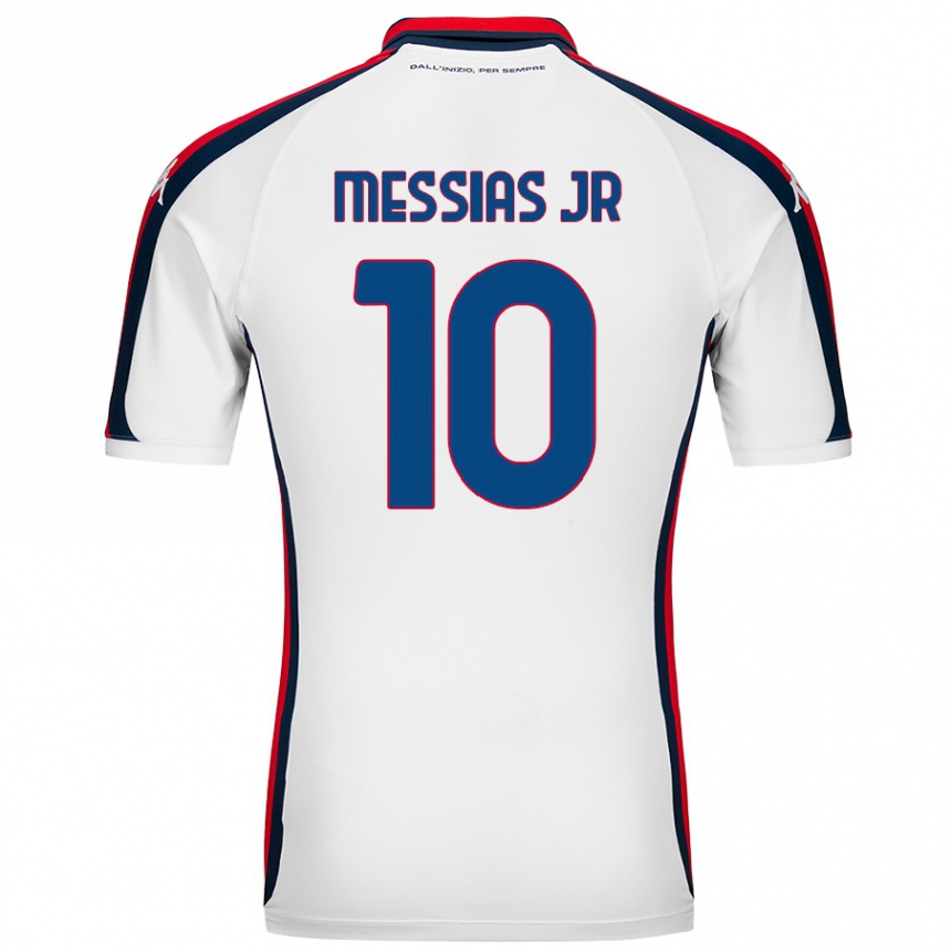 Niño Fútbol Camiseta Junior Messias #10 Blanco 2ª Equipación 2024/25 México