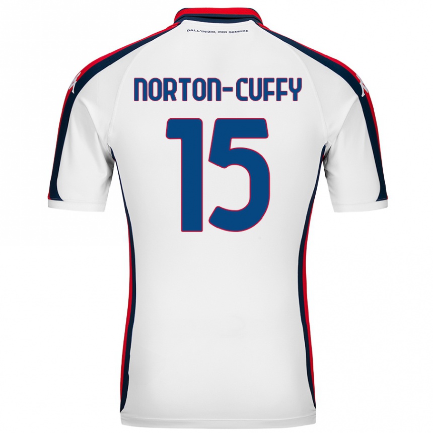 Niño Fútbol Camiseta Brooke Norton-Cuffy #15 Blanco 2ª Equipación 2024/25 México