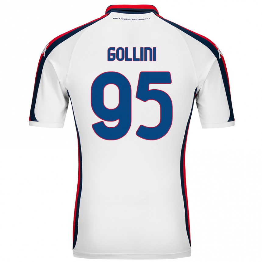 Niño Fútbol Camiseta Pierluigi Gollini #95 Blanco 2ª Equipación 2024/25 México