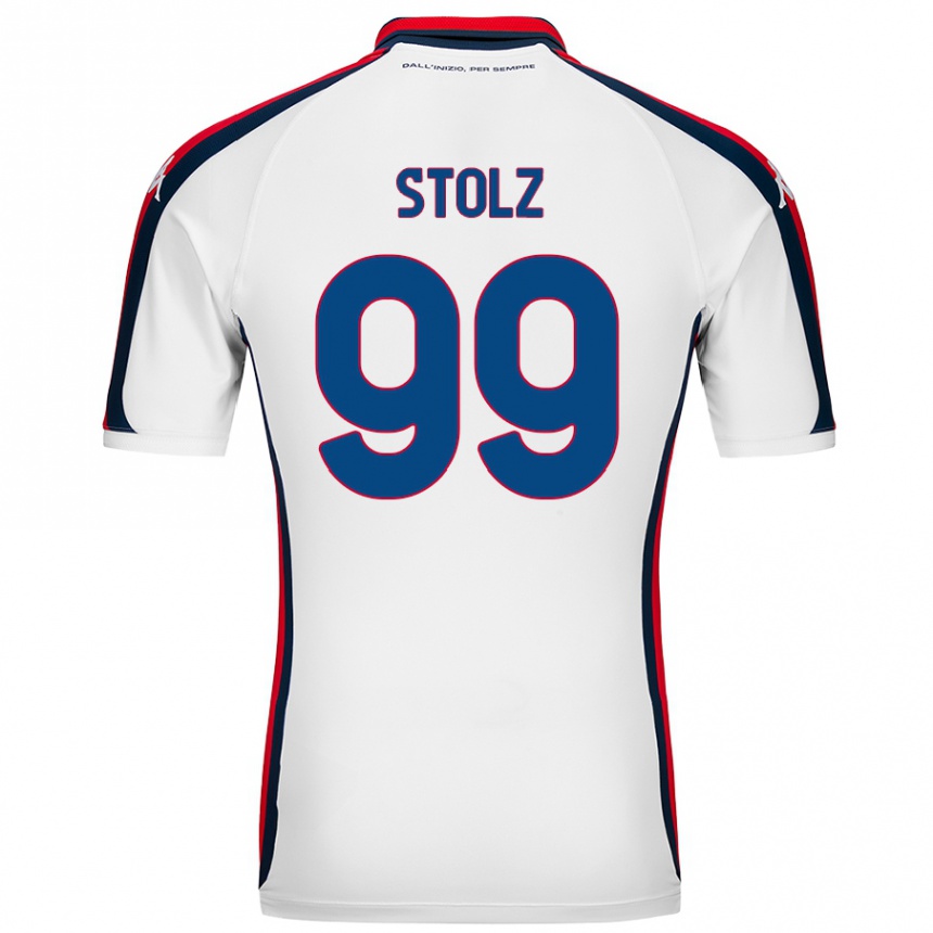 Niño Fútbol Camiseta Franz Stolz #99 Blanco 2ª Equipación 2024/25 México