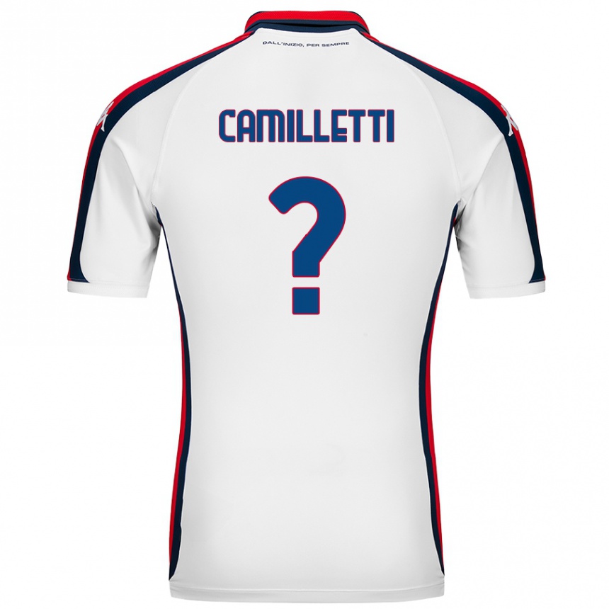 Niño Fútbol Camiseta Giovanni Camilletti #0 Blanco 2ª Equipación 2024/25 México