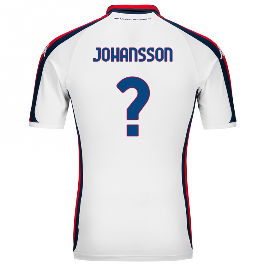 Niño Fútbol Camiseta Vincent Johansson #0 Blanco 2ª Equipación 2024/25 México