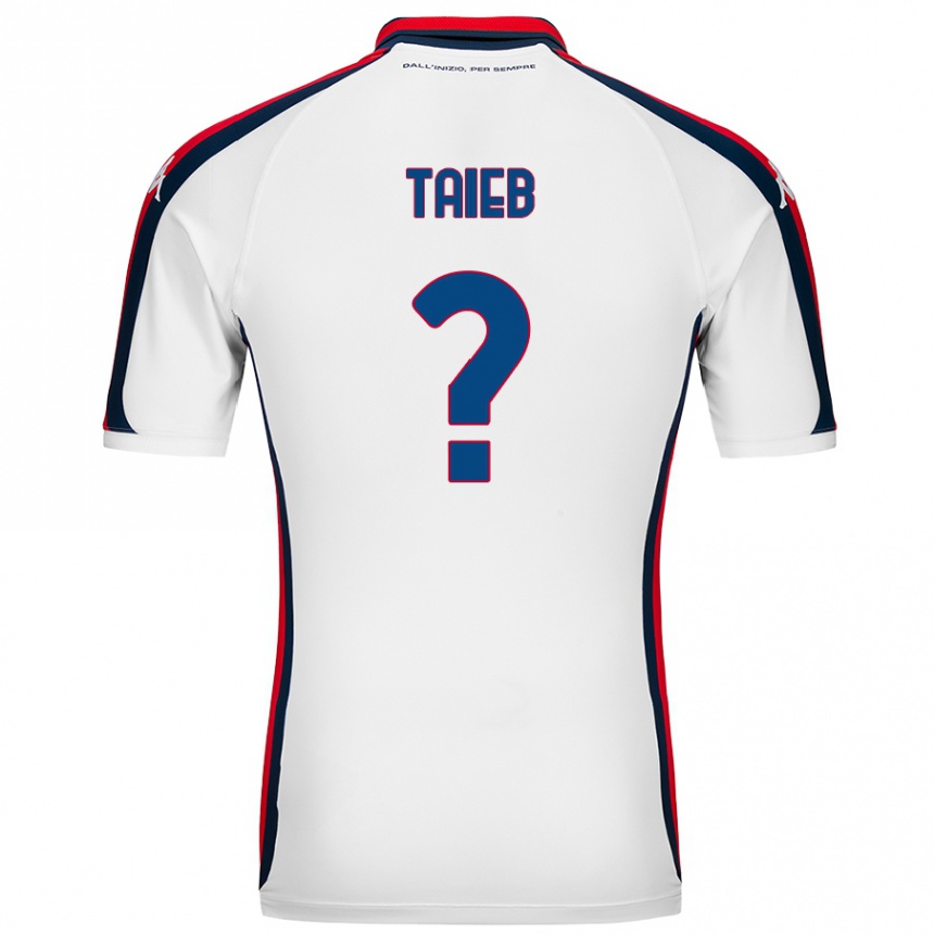 Niño Fútbol Camiseta Chad Taieb #0 Blanco 2ª Equipación 2024/25 México