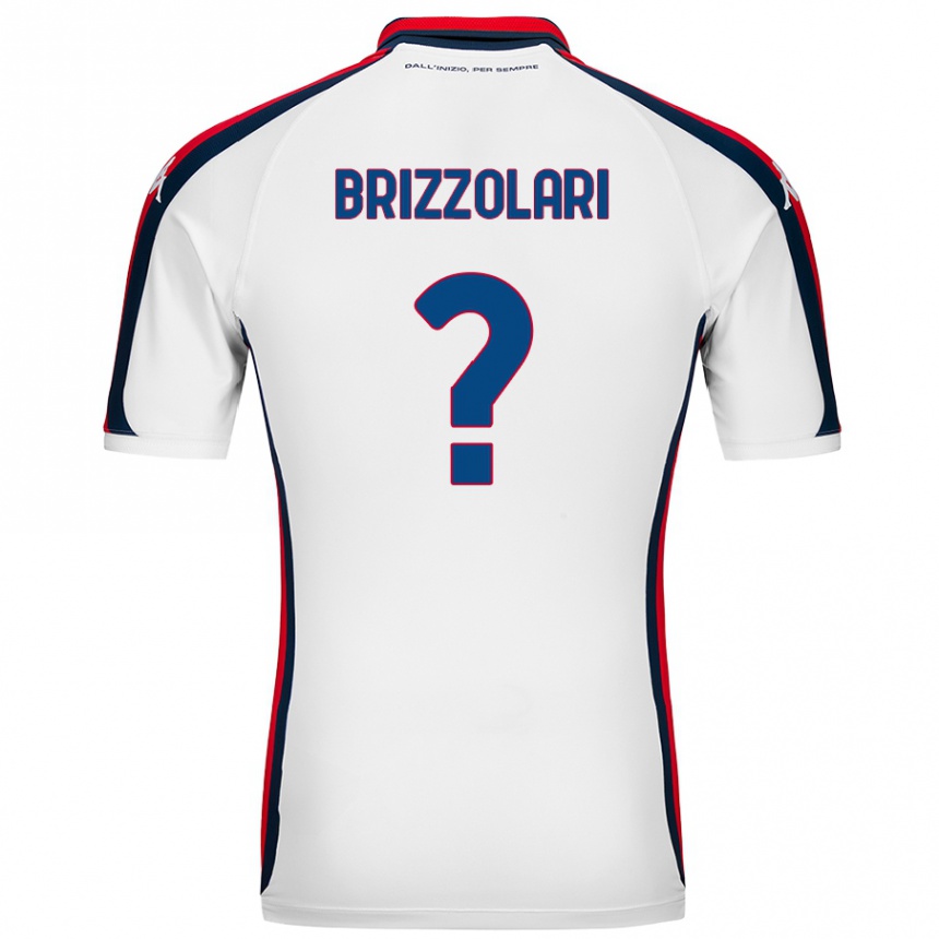 Niño Fútbol Camiseta Mattia Brizzolari #0 Blanco 2ª Equipación 2024/25 México