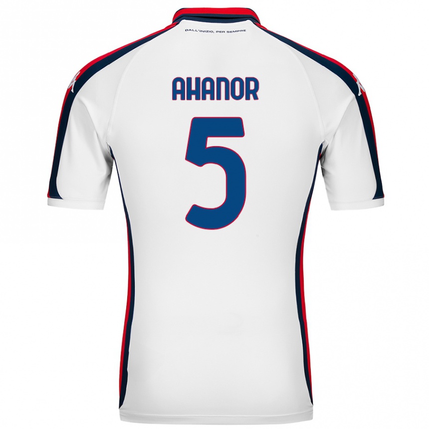 Niño Fútbol Camiseta Honest Ahanor #5 Blanco 2ª Equipación 2024/25 México