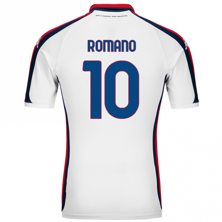 Niño Fútbol Camiseta Marco Romano #10 Blanco 2ª Equipación 2024/25 México