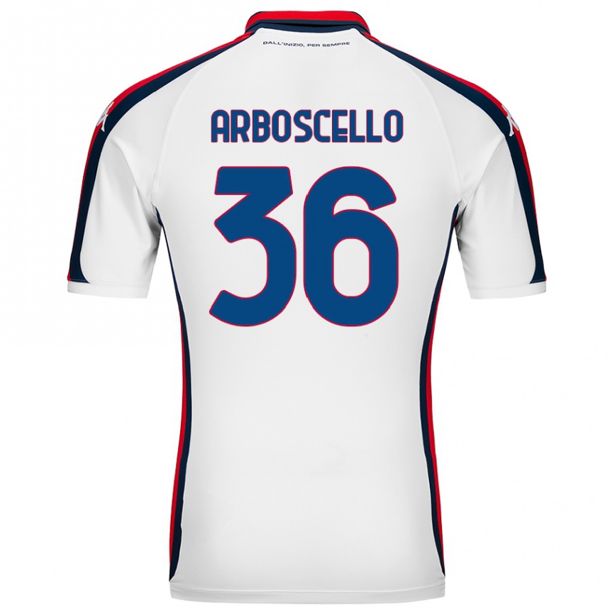 Niño Fútbol Camiseta Riccardo Arboscello #36 Blanco 2ª Equipación 2024/25 México