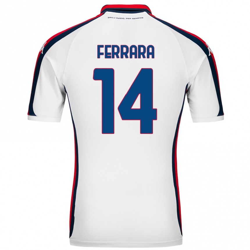 Niño Fútbol Camiseta Anastasia Ferrara #14 Blanco 2ª Equipación 2024/25 México