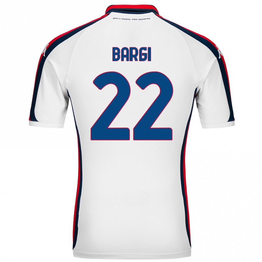 Niño Fútbol Camiseta Caterina Bargi #22 Blanco 2ª Equipación 2024/25 México