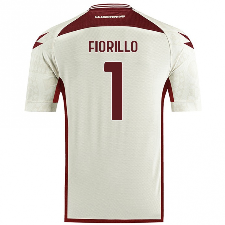 Niño Fútbol Camiseta Vincenzo Fiorillo #1 Color Crema 2ª Equipación 2024/25 México