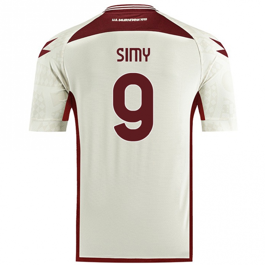 Niño Fútbol Camiseta Simy #9 Color Crema 2ª Equipación 2024/25 México