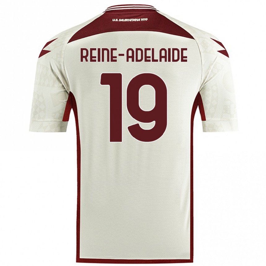 Niño Fútbol Camiseta Jeff Reine-Adelaide #19 Color Crema 2ª Equipación 2024/25 México