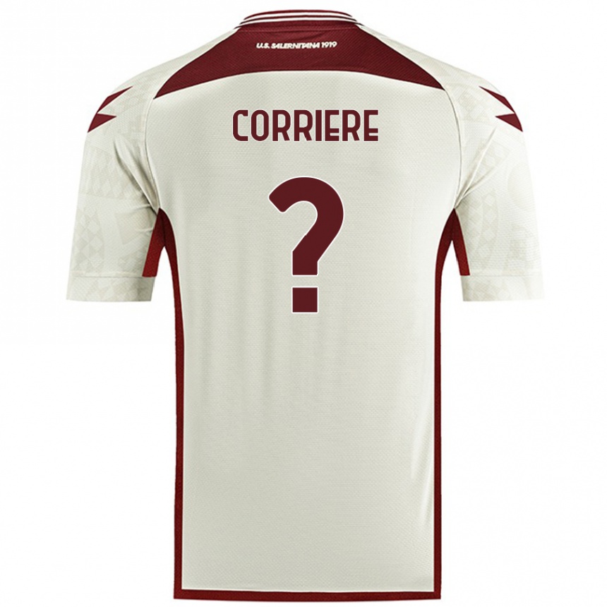 Niño Fútbol Camiseta Francesco Corriere #0 Color Crema 2ª Equipación 2024/25 México