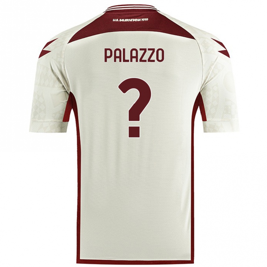 Niño Fútbol Camiseta Mario Palazzo #0 Color Crema 2ª Equipación 2024/25 México