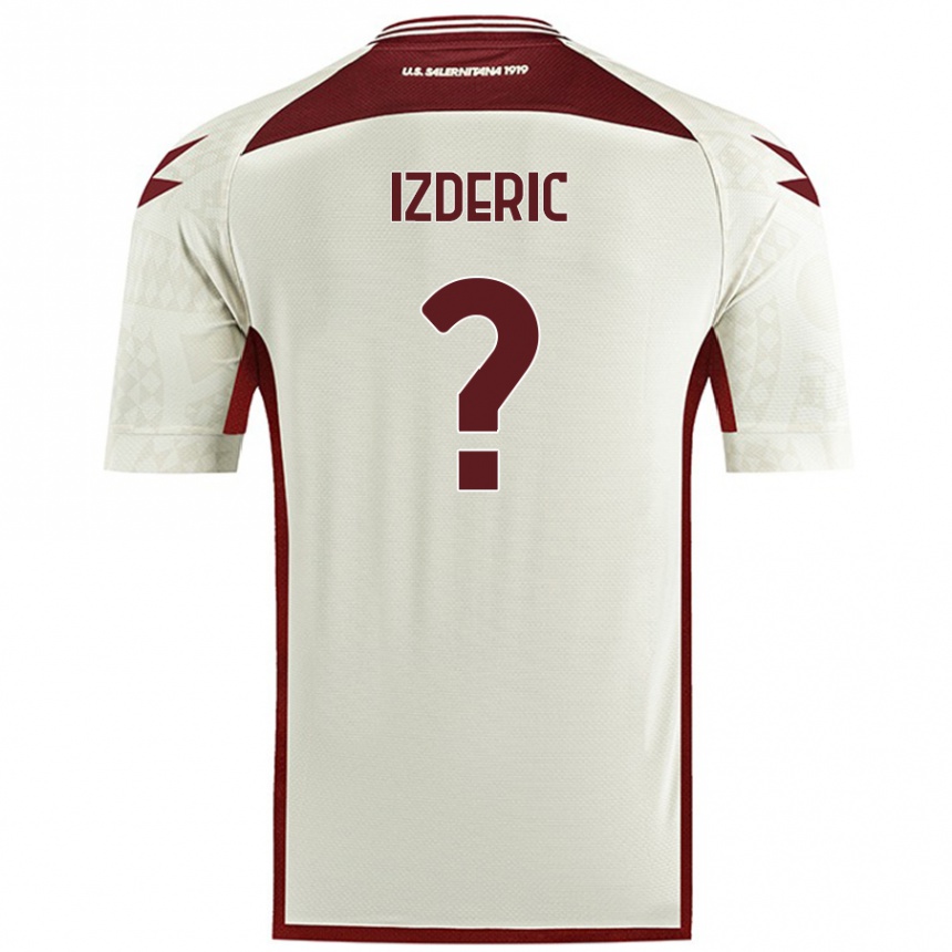 Niño Fútbol Camiseta Luka Izderic #0 Color Crema 2ª Equipación 2024/25 México