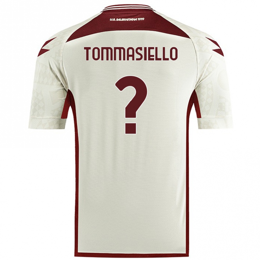 Niño Fútbol Camiseta Francesco Tommasiello #0 Color Crema 2ª Equipación 2024/25 México