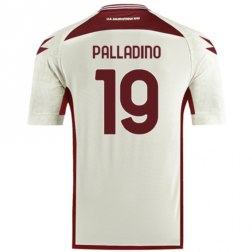 Niño Fútbol Camiseta Alfonso Palladino #19 Color Crema 2ª Equipación 2024/25 México