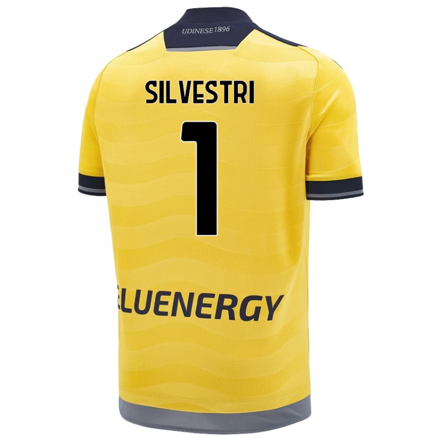 Niño Fútbol Camiseta Marco Silvestri #1 Dorado 2ª Equipación 2024/25 México