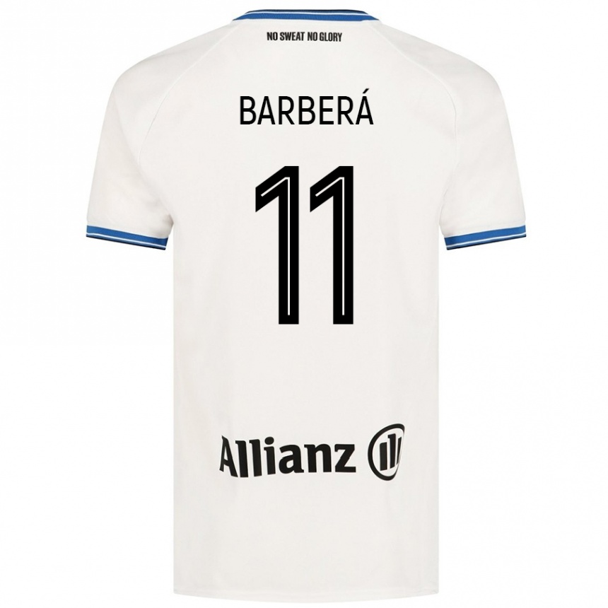 Niño Fútbol Camiseta Víctor Barberá #11 Blanco 2ª Equipación 2024/25 México