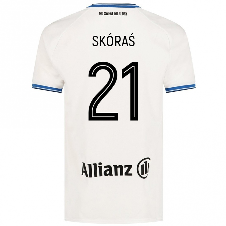 Niño Fútbol Camiseta Michal Skoras #21 Blanco 2ª Equipación 2024/25 México