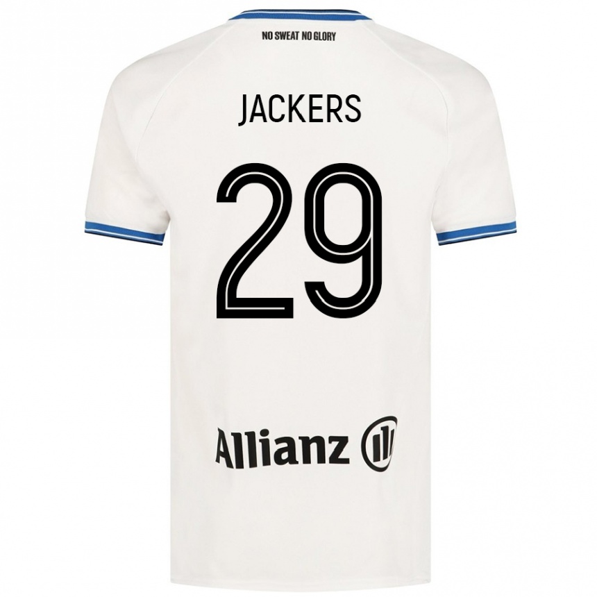 Niño Fútbol Camiseta Nordin Jackers #29 Blanco 2ª Equipación 2024/25 México