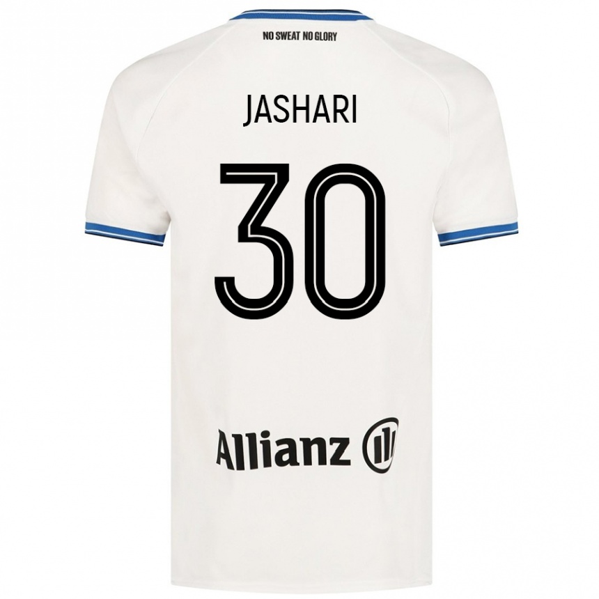 Niño Fútbol Camiseta Ardon Jashari #30 Blanco 2ª Equipación 2024/25 México