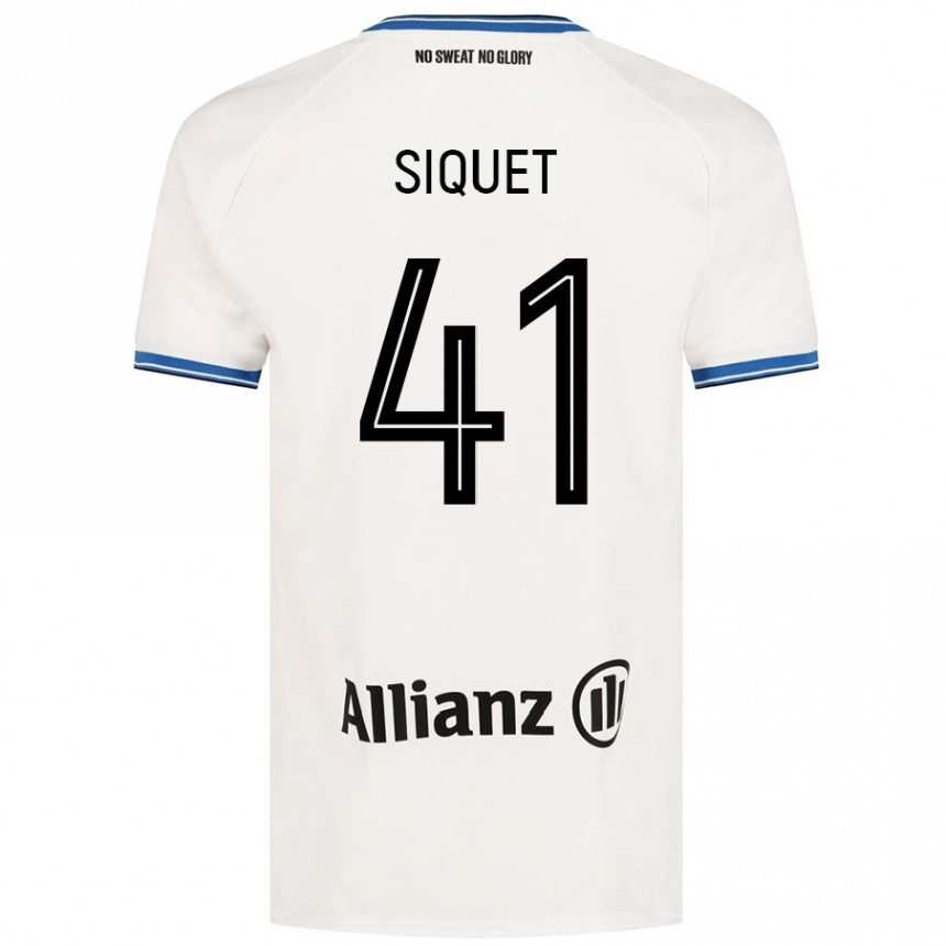 Niño Fútbol Camiseta Hugo Siquet #41 Blanco 2ª Equipación 2024/25 México