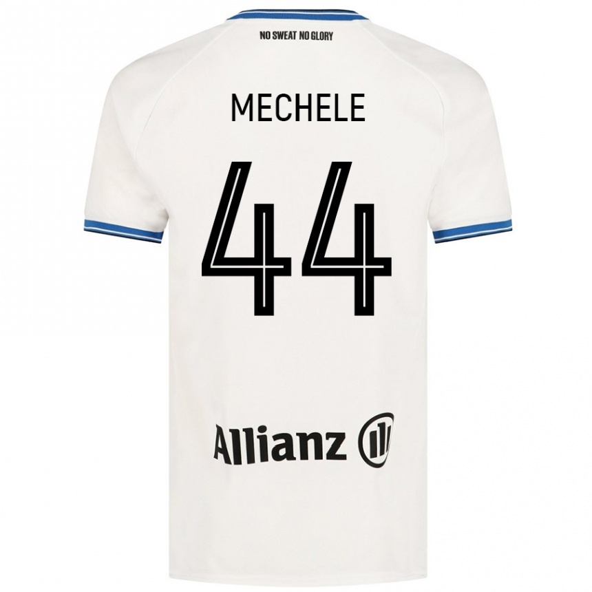 Niño Fútbol Camiseta Brandon Mechele #44 Blanco 2ª Equipación 2024/25 México