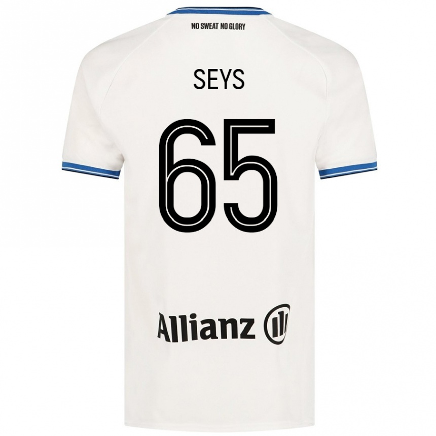 Niño Fútbol Camiseta Joaquin Seys #65 Blanco 2ª Equipación 2024/25 México