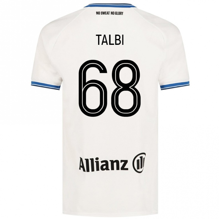 Niño Fútbol Camiseta Chemsdine Talbi #68 Blanco 2ª Equipación 2024/25 México