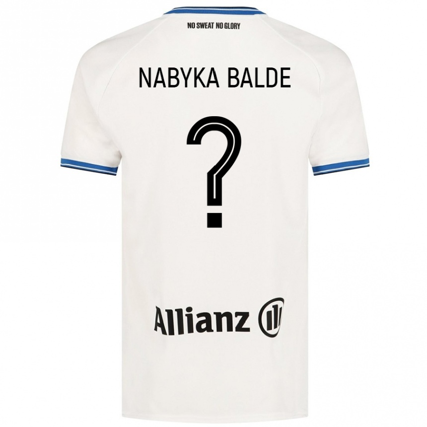 Niño Fútbol Camiseta Mamadou Nabyka Balde #0 Blanco 2ª Equipación 2024/25 México