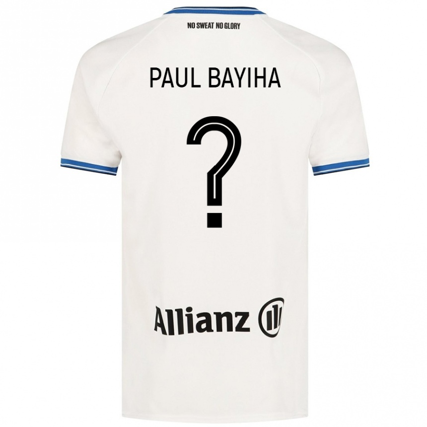 Niño Fútbol Camiseta Jean Paul Bayiha #0 Blanco 2ª Equipación 2024/25 México