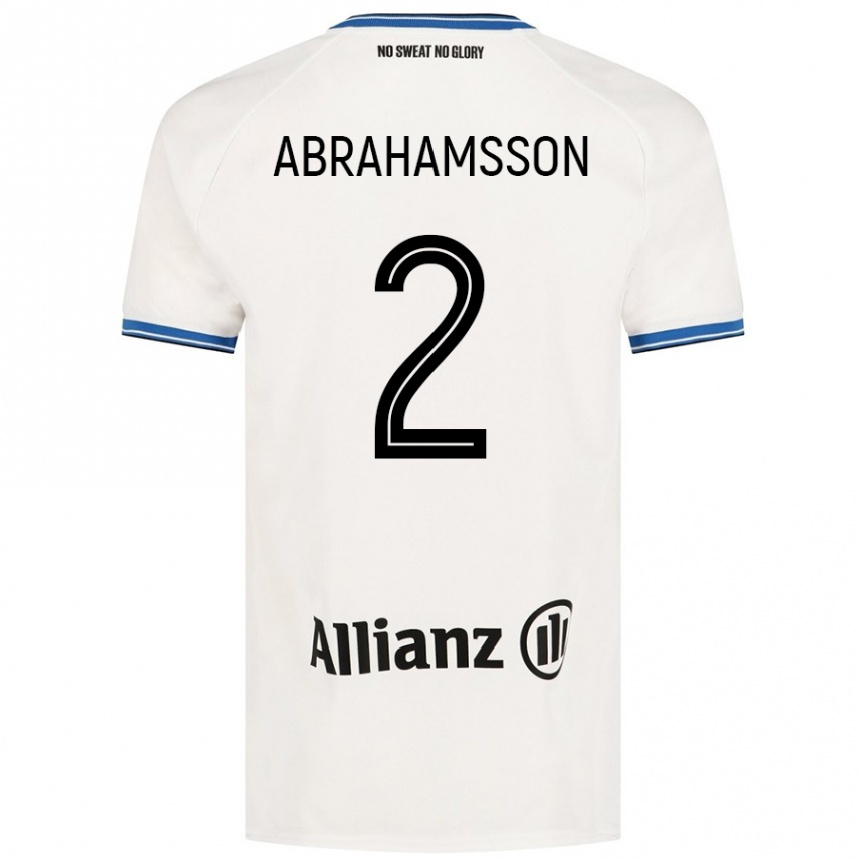 Niño Fútbol Camiseta Sejde Abrahamsson #2 Blanco 2ª Equipación 2024/25 México