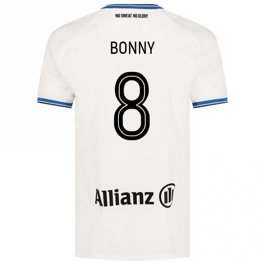 Niño Fútbol Camiseta Chionne Bonny #8 Blanco 2ª Equipación 2024/25 México