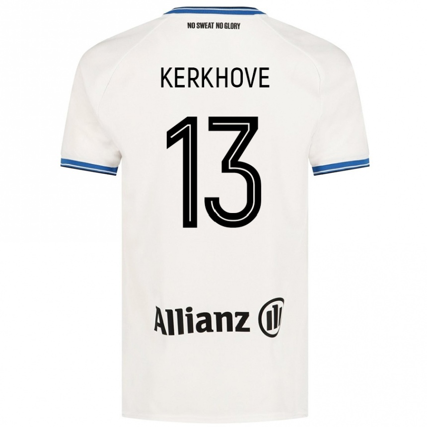 Niño Fútbol Camiseta Angel Kerkhove #13 Blanco 2ª Equipación 2024/25 México