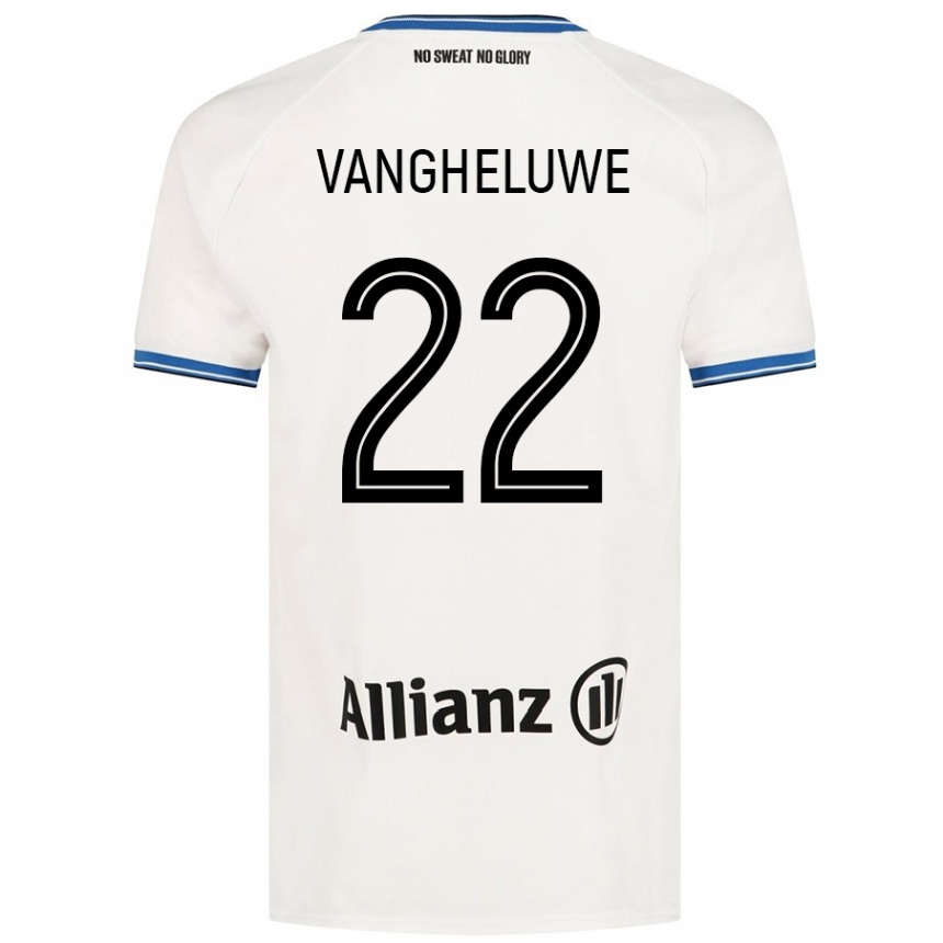 Niño Fútbol Camiseta Jody Vangheluwe #22 Blanco 2ª Equipación 2024/25 México