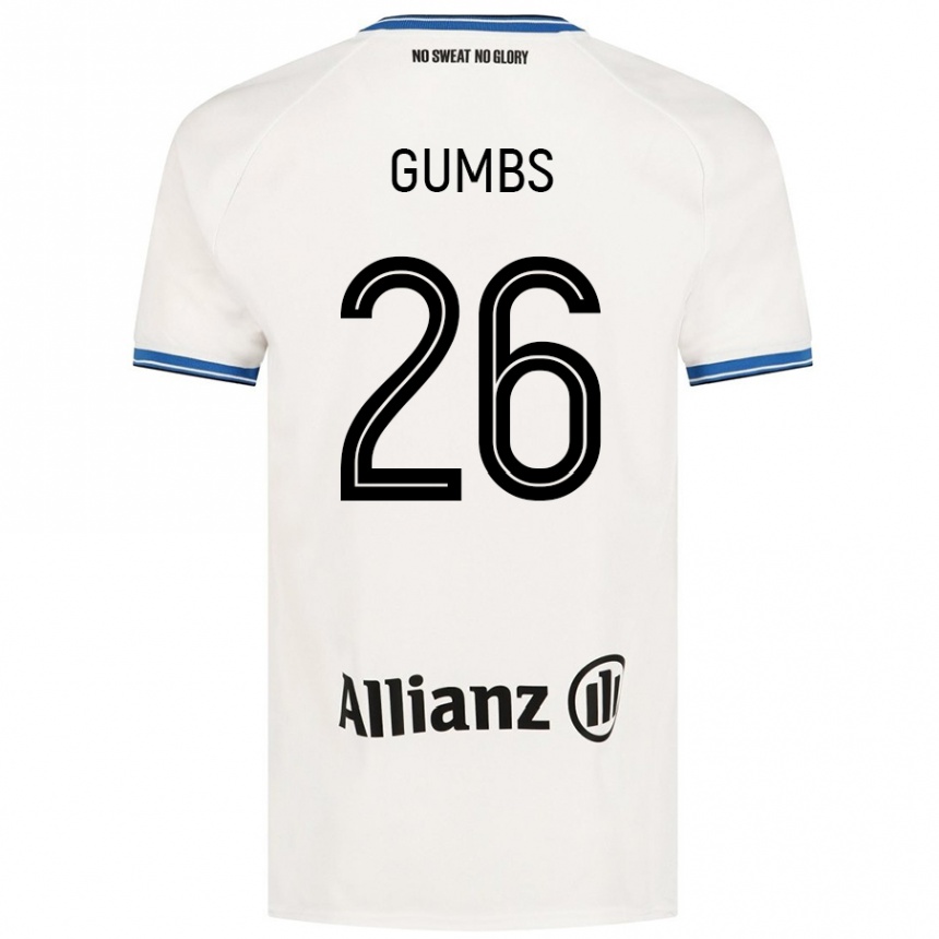 Niño Fútbol Camiseta Aisse Gumbs #26 Blanco 2ª Equipación 2024/25 México