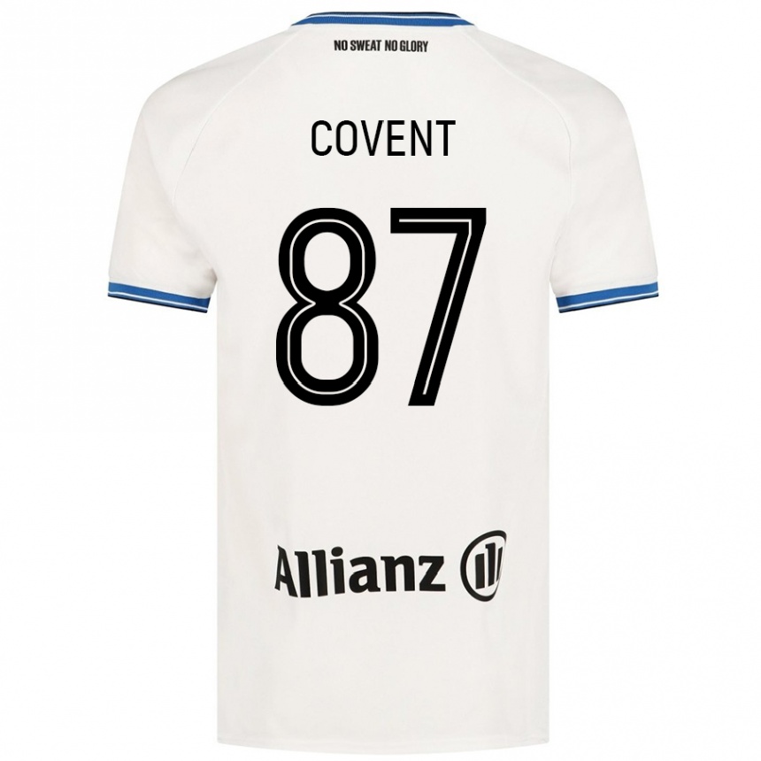 Niño Fútbol Camiseta Jorijn Covent #87 Blanco 2ª Equipación 2024/25 México