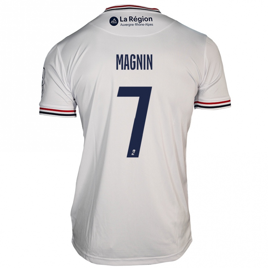 Niño Fútbol Camiseta Yohann Magnin #7 Blanco 2ª Equipación 2024/25 México