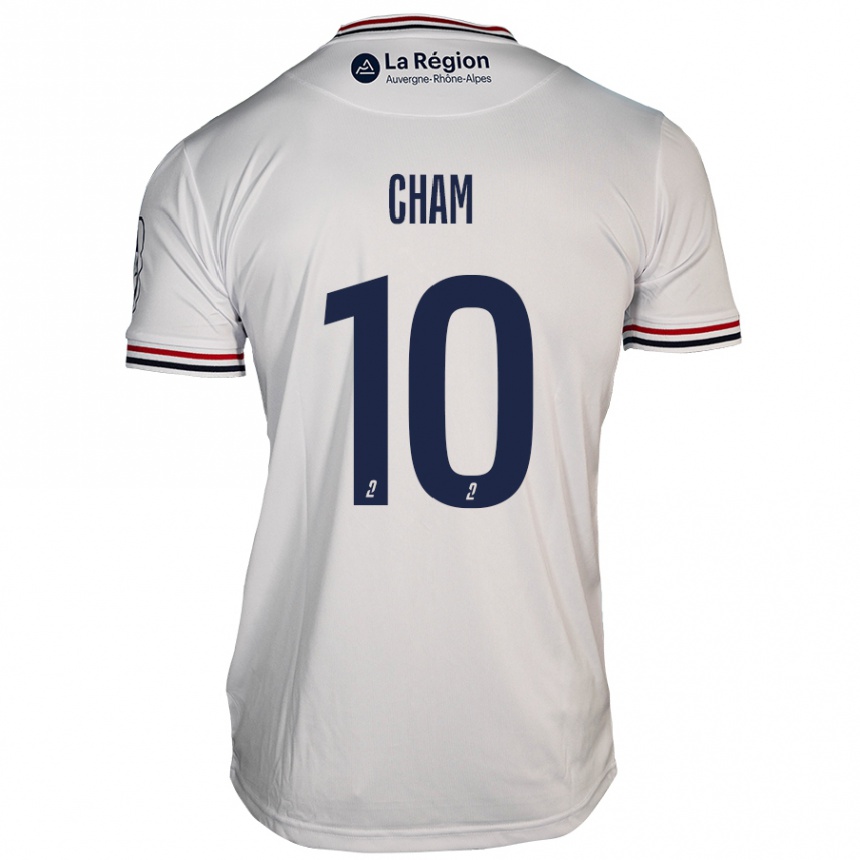 Niño Fútbol Camiseta Muhammed Cham #10 Blanco 2ª Equipación 2024/25 México